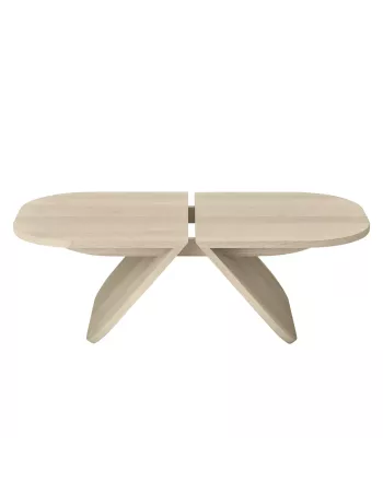Table basse coffee en chêne 100 x 54 cm - AVIO - Chêne