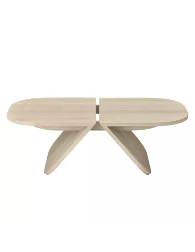 Table basse coffee en chêne 100 x 54 cm - AVIO - Chêne