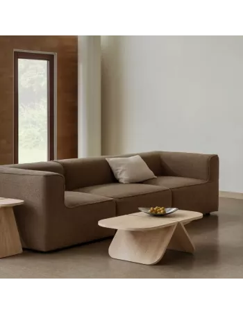Table basse coffee en chêne 100 x 54 cm - AVIO - Chêne 2