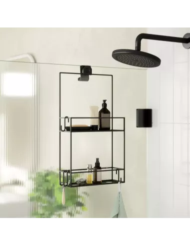 Serviteur de Douche CUBIKO - Noir