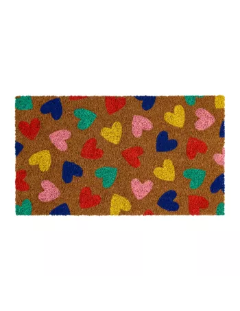 Paillasson Coeurs multico - 40x70 cm