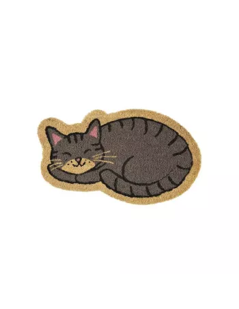 Paillasson forme de chat