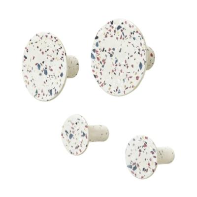 Patère Murale Ponto Terrazzo Couleur - Lot de 4