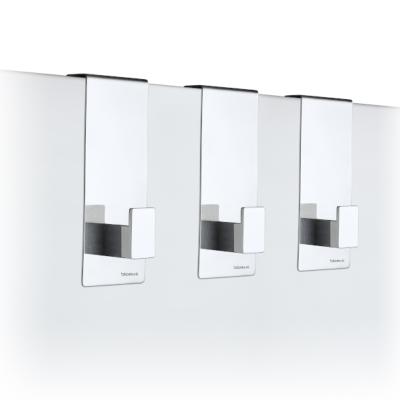 Patère Salle de Bain à poser - Menoto Inox Brillant - lot de 3 