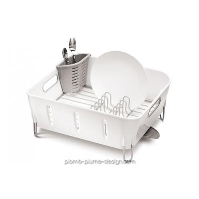 Egouttoir Vaisselle Design Compact Blanc KT1104