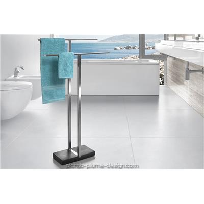 Porte Serviette Sur Pied inox Brossé Mat Menoto