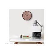 Horloge Murale Bois Madera noyer noir