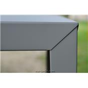 Banc Extérieur Zef 80cm - Acier ou Aluminium