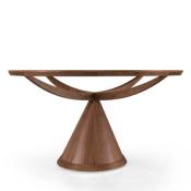Table Ronde Design Vasco - Chêne ou Noyer
