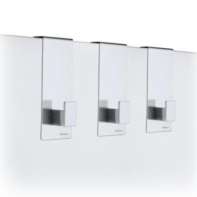 Patère Salle de Bain à poser - Menoto Inox Mat- lot de 3 