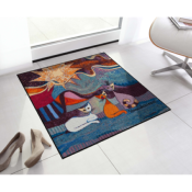 Tapis d'Entrée Carré Le Onde 85x85