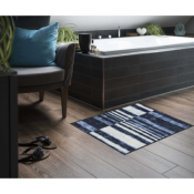 Tapis Denim stripes, 2 tailles