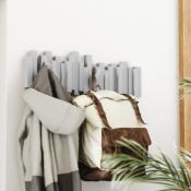 Portemanteau Mural 5 Patres Sticks Multi Hook Gris