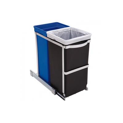 Poubelle Tri Sélectif Coulissante 35L - CW1016