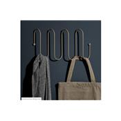 Porte Manteau Mural Original Curl L steel Gray