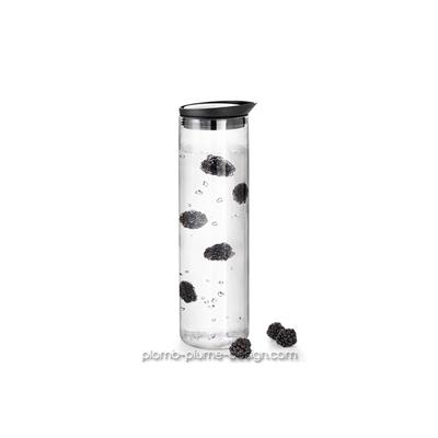 Carafe d'Eau en Verre Design 1L Noire