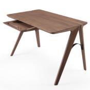 Bureau en Bois Massif Bridge Chêne ou Noyer