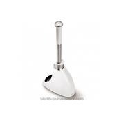 Brosse WC étroite blanche