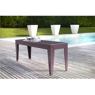 Banc Extérieur Zef 103cm - Acier ou Aluminium