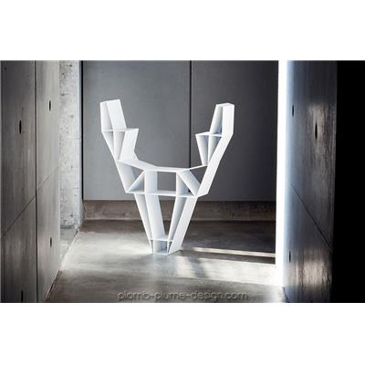 Etagère Design Métal Deer Blanc