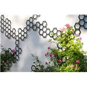 Treillis Jardin Design  Comb-ination 50 Noir ou Gris