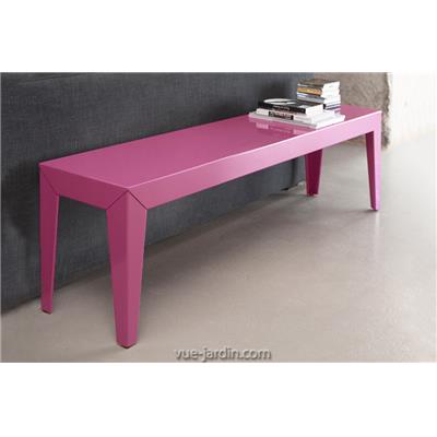 Banc Extérieur Zef 160cm - Acier ou Aluminium