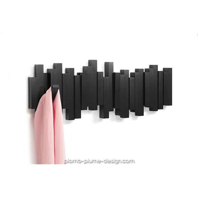 Porte manteaux Sticks Noir