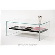 Table basse Transparence Wengé