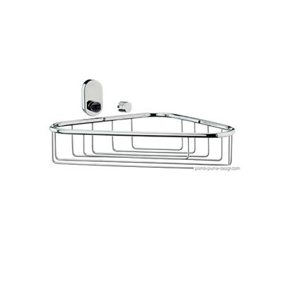 Porte Savon Douche Angle Gauche Inox Brillant Lucido