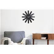 Horloge Murale Design Ribbon noir