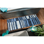 Tapis Denim stripes, 2 tailles