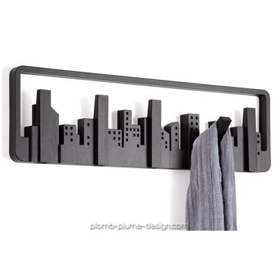 Porte manteaux Skyline Noir