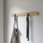 Umbra Flip 8 hook Frêne Naturel Porte manteau mural 