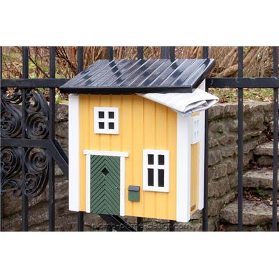 Boite aux Lettres Cottage Jaune