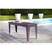 Banc Extrieur Zef 103cm - Acier ou Aluminium