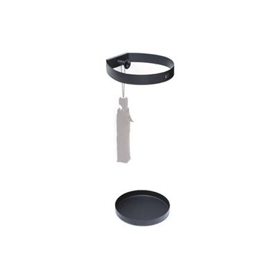 Porte Parapluie Design The Ring Noir Anthracite Rizz