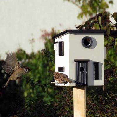 Mangeoire Oiseaux Maison Moderne Korsvirke