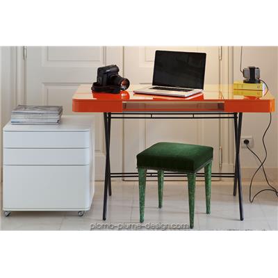 Bureau Cosimo Orange laqué