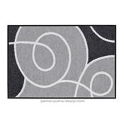 Tapis Entre Absorbant Swoop Gris 50x75